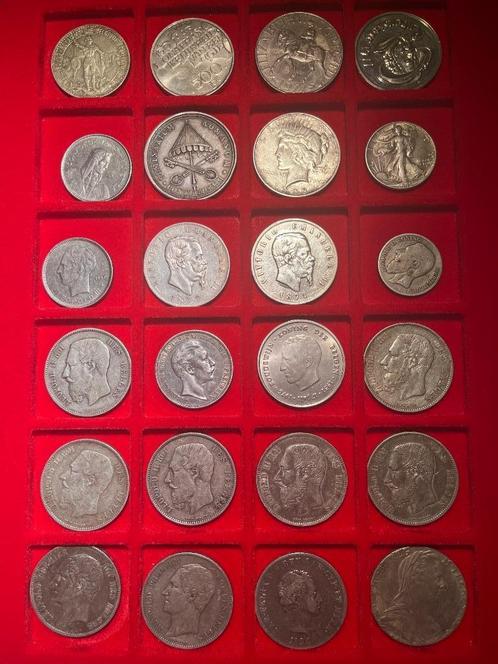 Muntencollectie ( Romeinse munten en munten van koningen van, Postzegels en Munten, Munten | België, Setje, Zilver, Zilver, Ophalen