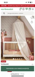 Ciel de lit gaz de coton ivoire verbaudet 2m40, Enlèvement, Comme neuf