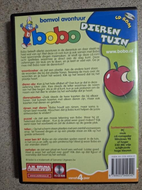 PC BOBO in de dierentuin, Games en Spelcomputers, Games | Pc, Gebruikt, Puzzel en Educatief, 1 speler, Vanaf 3 jaar, Ophalen of Verzenden