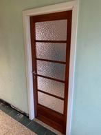 Binnendeuren in glas en hout, Doe-het-zelf en Bouw, Ophalen, Gebruikt, Glas