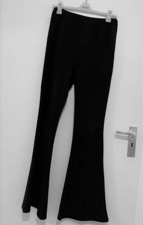 By Swan zwart afslankend lange broek wijde olifantenpijp  S, Kleding | Dames, Broeken en Pantalons, Zo goed als nieuw, Maat 36 (S)