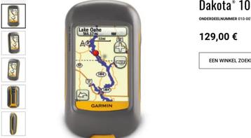 Garmin Dakota 10 beschikbaar voor biedingen