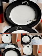 ✓Lot ≈ 100 VILLEROY & BOCH Rares Assiettes DECOR COURONNE, Ophalen, Nieuw, Overige stijlen, Bord(en)