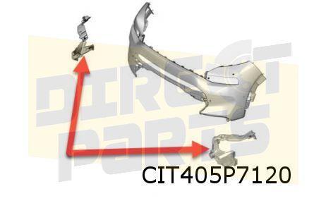 Citroën C3 Aircross (7/21-) (A88) set koplampsteunen voorbum, Auto-onderdelen, Carrosserie, Bumper, Citroën, Voor, Nieuw, Ophalen of Verzenden