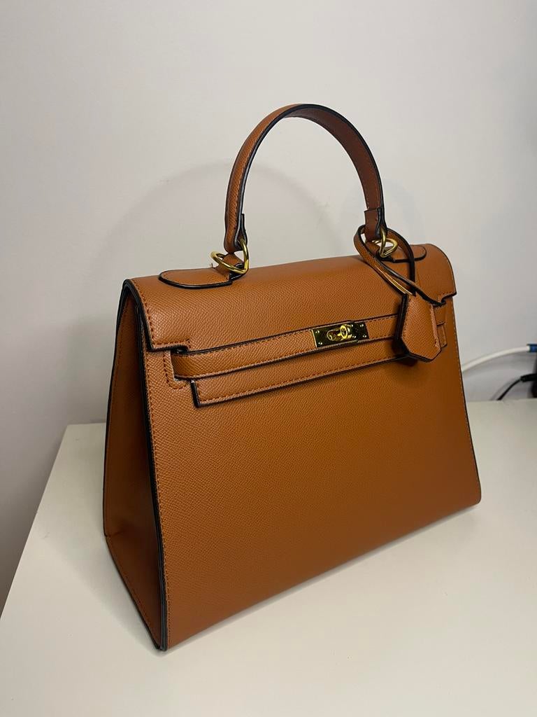 Leren handtas handgemaakt, Ophalen of Verzenden, Zo goed als nieuw