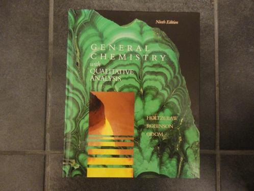 General Chemistry With Qualitative Analysis (Ninth Edition), Boeken, Wetenschap, Gelezen, Natuurwetenschap, Ophalen of Verzenden