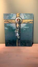 Peinture : Jésus sur la croix, frère Max, Enlèvement
