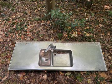 Inoxe spoelbak beschikbaar voor biedingen