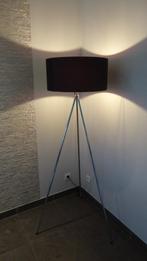 chroom staande lamp, Huis en Inrichting, Lampen | Vloerlampen, Modern, 150 tot 200 cm, Metaal, Zo goed als nieuw