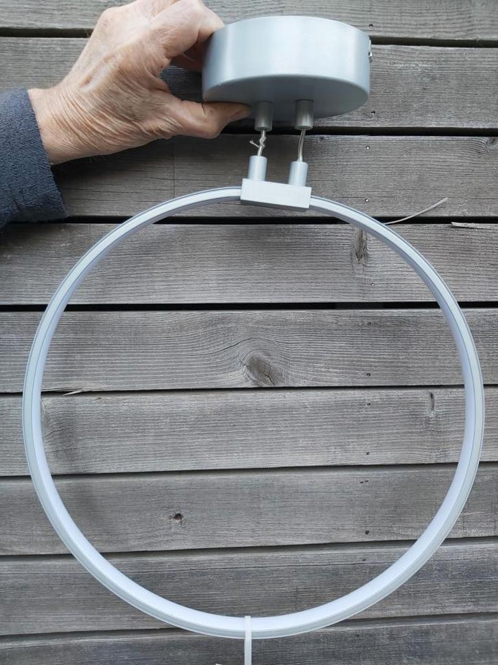 hangpendel eclips alu., Huis en Inrichting, Lampen | Hanglampen, Gebruikt, Ophalen of Verzenden