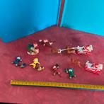 Kerstmanfiguurtjes in plastic, Ophalen of Verzenden, Zo goed als nieuw