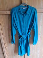 Jurk met lange mouwen turquoise maat 44, Kleding | Dames, Blauw, Maat 42/44 (L), Ophalen of Verzenden, Boven de knie
