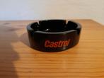 Cendrier CASTROL, en verre épais ou en porcelaine noire, Envoi, Utilisé, Ustensile