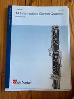 14 intermediate clarinet quartets - Pascal Proust, Muziek en Instrumenten, Ophalen, Zo goed als nieuw, Klarinet