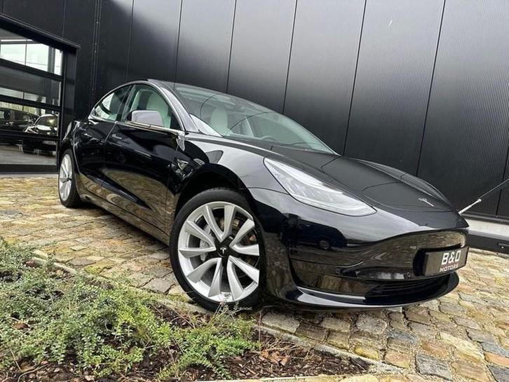 Tesla Model 3 SR+ RWD 44 kWh Ful Self Drive, WIT LEDER,19", Auto's, Tesla, Bedrijf, Model 3, Airbags, Elektrische buitenspiegels