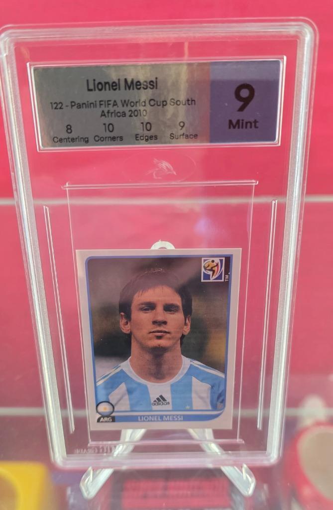 Panini+Messi 2010+Lionel Messi+WK 2010+GEEN PSA, Verzamelen, Sportartikelen en Voetbal, Zo goed als nieuw, Poster, Plaatje of Sticker