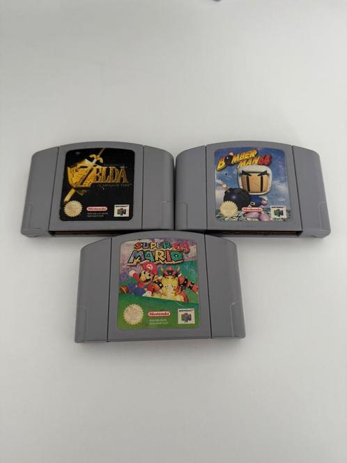 3 Nintendo 64-spellen (N64), Games en Spelcomputers, Games | Nintendo 64, Zo goed als nieuw, Ophalen