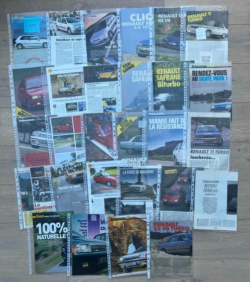RENAULT - ARTIKELS, Boeken, Auto's | Folders en Tijdschriften, Renault, Ophalen of Verzenden
