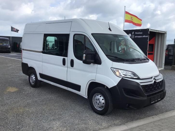 citroen jumper l2h2 130pk 2021 63000km airco/cruis/14950e ex, Auto's, Bestelwagens en Lichte vracht, Bedrijf, Te koop, ABS, Airbags
