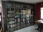 Boekenkasten met vitrinedeuren, Huis en Inrichting, Kasten | Boekenkasten, Ophalen, 200 cm of meer, Zo goed als nieuw, 200 cm of meer