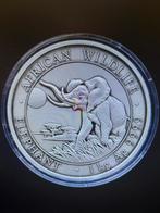 Zilveren Somalië Olifant – 1 kg, Postzegels en Munten, Ophalen