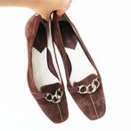 Zeer Mooie Suede Via Vai Instappers s7 (Maat 39) € 45,-, Kleding | Dames, Schoenen, Via Vai, Bruin, Verzenden, Instappers