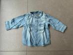 Jeans hemdje van H&M (Maat 68 / 4-6 maand), H&M, Ophalen of Verzenden, Zo goed als nieuw, Overhemdje of Bloesje