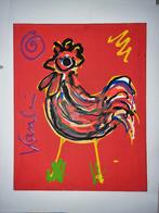 Origineel Jacob kanbier Haantje op doek, Antiek en Kunst, Ophalen