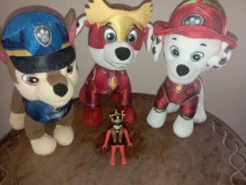 652) 3 PAW Patrol knuffels (7) beschikbaar voor biedingen