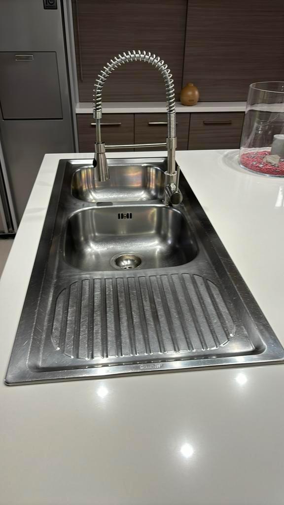 Évier de cuisine inox, Huis en Inrichting, Keuken | Keukenelementen, Gebruikt, Minder dan 100 cm, 100 tot 150 cm, 25 tot 50 cm