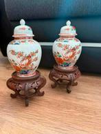 Ensemble de 2 vases originaux en porcelaine orientale, Enlèvement