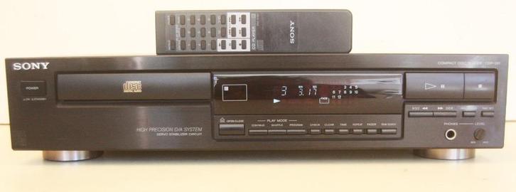 Sony CDP-391 CD-Speler Met Afstandsbd / High Precision D/A, Audio, Tv en Foto, Cd-spelers, Zo goed als nieuw, Sony, Ophalen of Verzenden