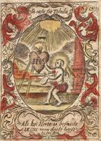 devotieprentje 18de e  Als het herte..., Verzamelen, Ophalen