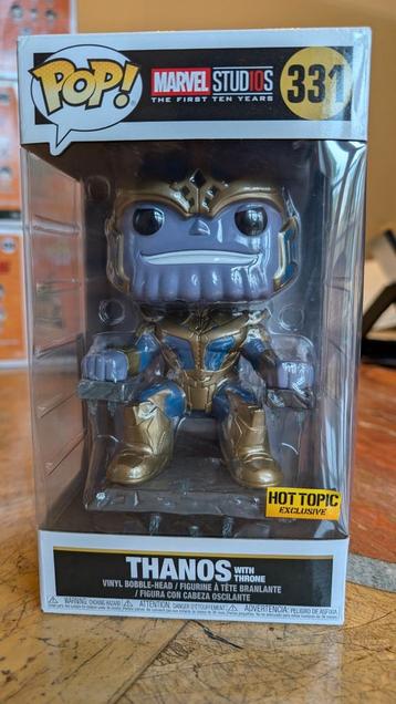 Thanos with Throne Funko Pop Marvel #331 Hot Topic beschikbaar voor biedingen