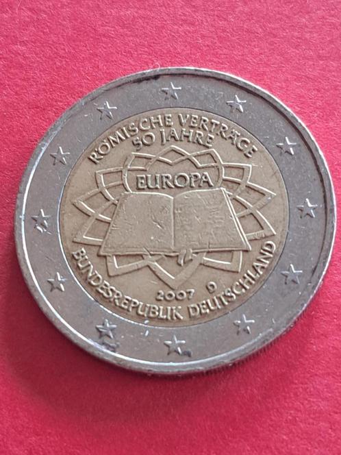 2007 Allemagne 2 euros D Munich Traité de Rome, Timbres & Monnaies, Monnaies | Europe | Monnaies euro, Monnaie en vrac, 2 euros
