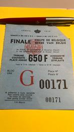 Ticket Club Brugge Anderlecht finale 1977 coupe de Belgique, Verzenden