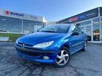 PEUGEOT 206 CABRIOLET 1.6i EXPORT, Zwart, Cabriolet, Blauw, Leder