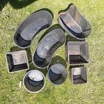 Set vijvermandjes- ook per stuk te koop, Ophalen, Gebruikt