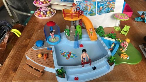 zwembad met glijbaan playmobil 4858, Kinderen en Baby's, Speelgoed | Playmobil, Gebruikt, Complete set, Ophalen of Verzenden