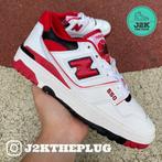 White Red - New Balance 550, Nieuw, Sneakers, Wit, New Look