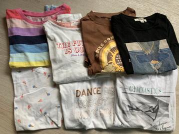 T-shirts 12jaar meisjes 7 stuks beschikbaar voor biedingen