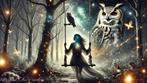 Celeste in the Realm of Fireflies Diamond Painting of Puzzel, Verzenden, Nieuw