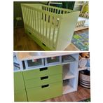 Ikea Stuva ledikant met matras + commode + accessoires, Kinderen en Baby's, Ophalen, Gebruikt