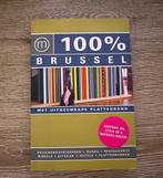 100% Brussel boek, Overige merken, Fiets- of Wandelgids, Budget, Europa