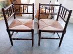 Antieke stoelen (set) geweven zitvlak, Ophalen