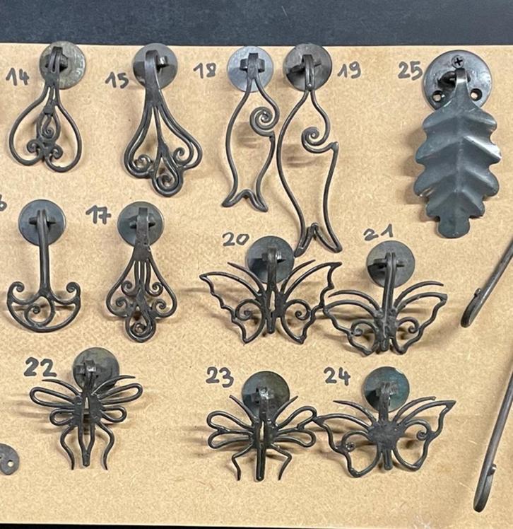 Emery&Cie smeedijzeren meubelbeslag, lampenhouders, Huis en Inrichting, Kasten | Overige, Nieuw, Ophalen of Verzenden