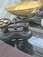 Engelse weegschaal met originele gewichtjes, Ophalen of Verzenden