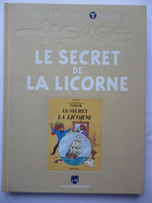 Les Archives Tintin - Le secret de la Licorne - Hergé, Boeken, Stripverhalen, Zo goed als nieuw, Eén stripboek, Ophalen of Verzenden