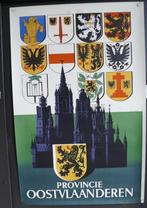 affiche Herman Verbaere Provincie Oost Vlaanderen, Verzamelen, Posters, Ophalen, Rechthoekig Liggend, Nieuw, A1 t/m A3
