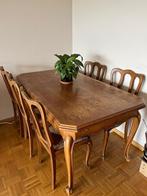 klassieke hout eettafel en stoelen/ rekbaar tafel, Antiek en Kunst, Antiek | Meubels | Tafels, Ophalen